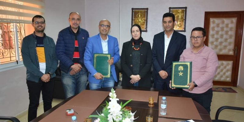 تيزنيت : توقيع اتفاقية للتعاون بين وكالة بلجيكية للتنمية و جمعية النخبة للمبادرات المغرب