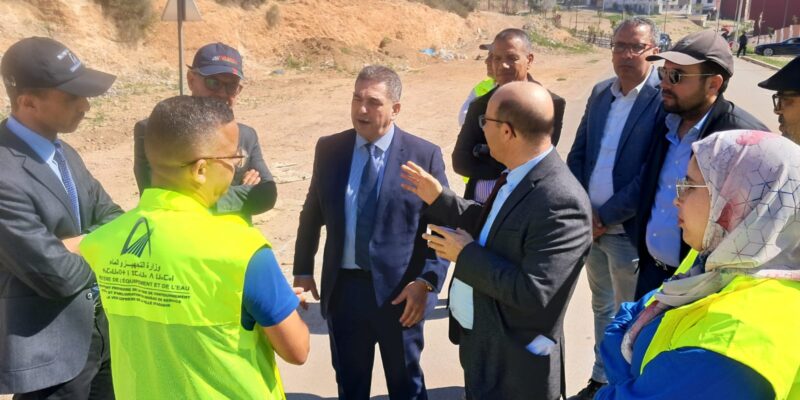 والي جهة سوس ماسة يتفقد أشغال الطريق المداري شرق-غرب بأكادير