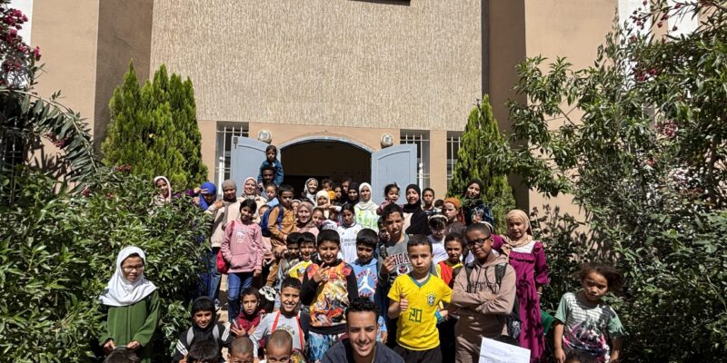 صبحية تنشيطية لفائدة أطفال فضاء العمل الثقافي والفني “علي إنجارن” بتمدغوست